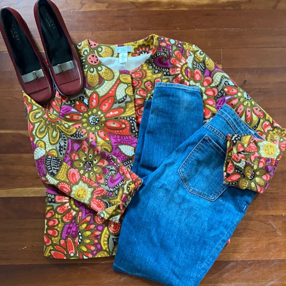 Laura Ashley Floral Blazer